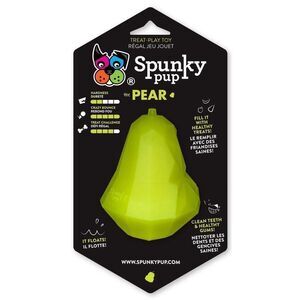 NWT Spunky Pup Treat Holder Dog Toy - Pear